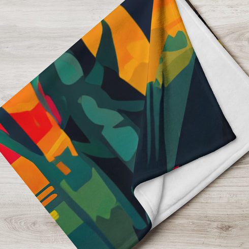 Lion Mama Africa Blanket